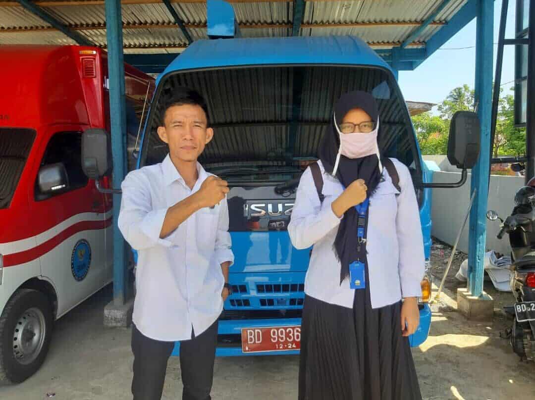 Kegiatan Informasi Edukasi Tentang Bahaya Narkoba dan Mempersiapkan New Normal dalam Menghadapi Wabah Covid-19 di sepanjang Jalan Desa Bingkil Kecamatan Manna Kabupaten Bengkulu Selatan.