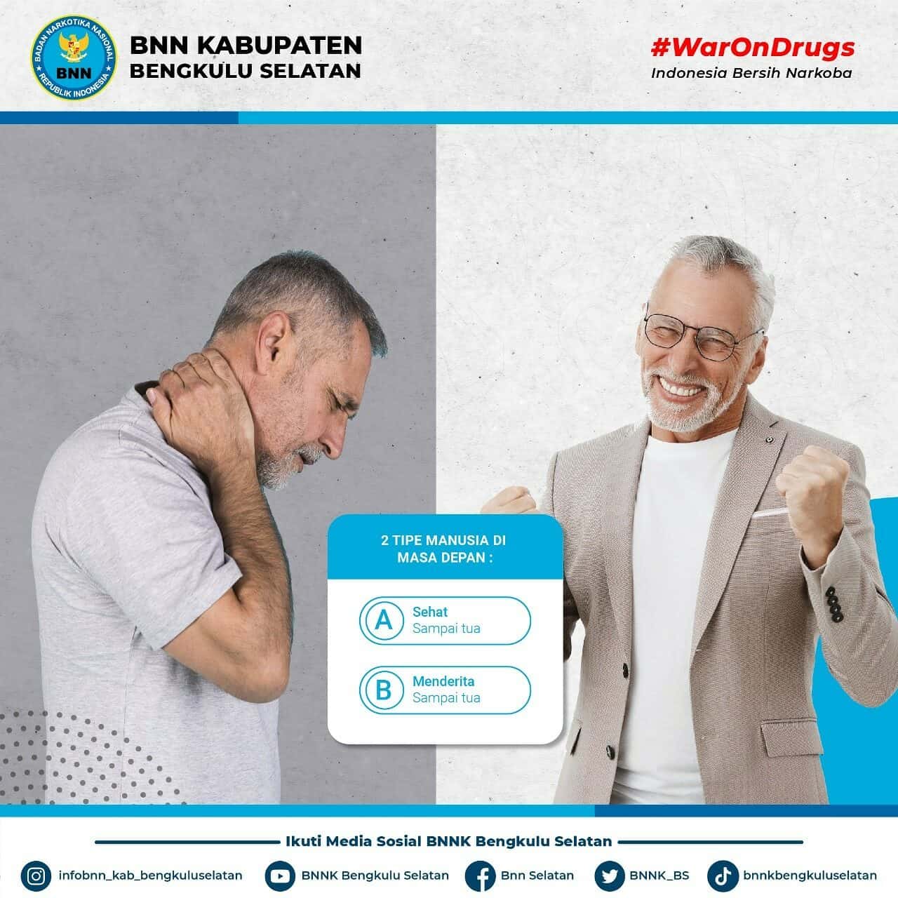 Kegiatan Informasi dan Edukasi melalui MEDIA ONLINE FACEBOOK , TWITTER dan INSTAGRAM BNNK Bengkulu Selatan Kegiatan Informasi dan Edukasi melalui MEDIA ONLINE FACEBOOK , TWITTER dan INSTAGRAM BNNK Bengkulu Selatan