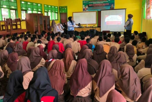 Kegiatan Informasi dan Edukasi Melalui Sosialisasi/Penyuluhan dalam rangka memperingati Hari Sumpah Pemuda Tahun 2022 di SMPN 15 Kabupaten Bengkulu Selatan