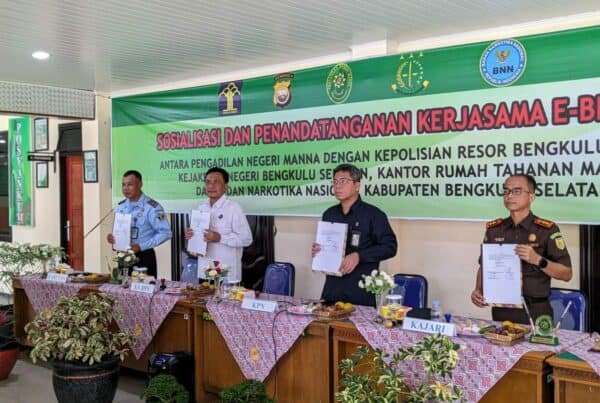 Undangan Pelaksanaan Sosialisasi dan Penandatanganan Kerjasama E-Berpadu Di Kantor Pengadilan Negeri Manna Kabupaten Bengkulu Selatan.